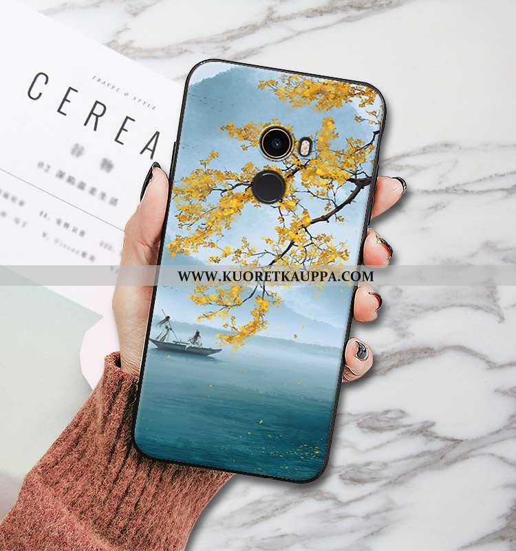 Kuori Xiaomi Mi Mix 2, Kuoret Xiaomi Mi Mix 2, Kotelo Xiaomi Mi Mix 2 Kukkakuvio Pehmeä Neste Puheli