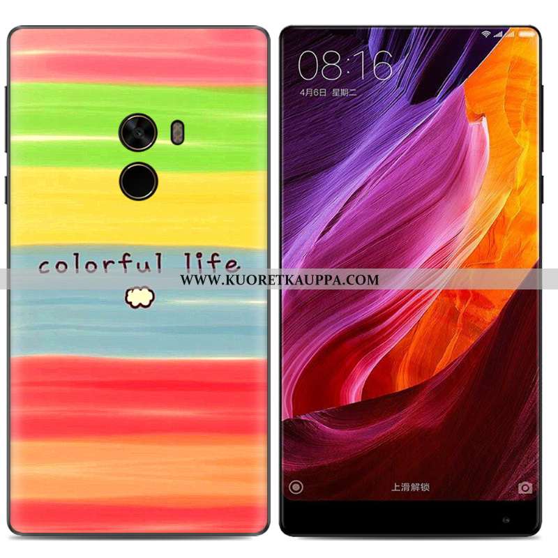 Kuori Xiaomi Mi Mix 2, Kuoret Xiaomi Mi Mix 2, Kotelo Xiaomi Mi Mix 2 Luova Suuntaus Maalaus Puhelim