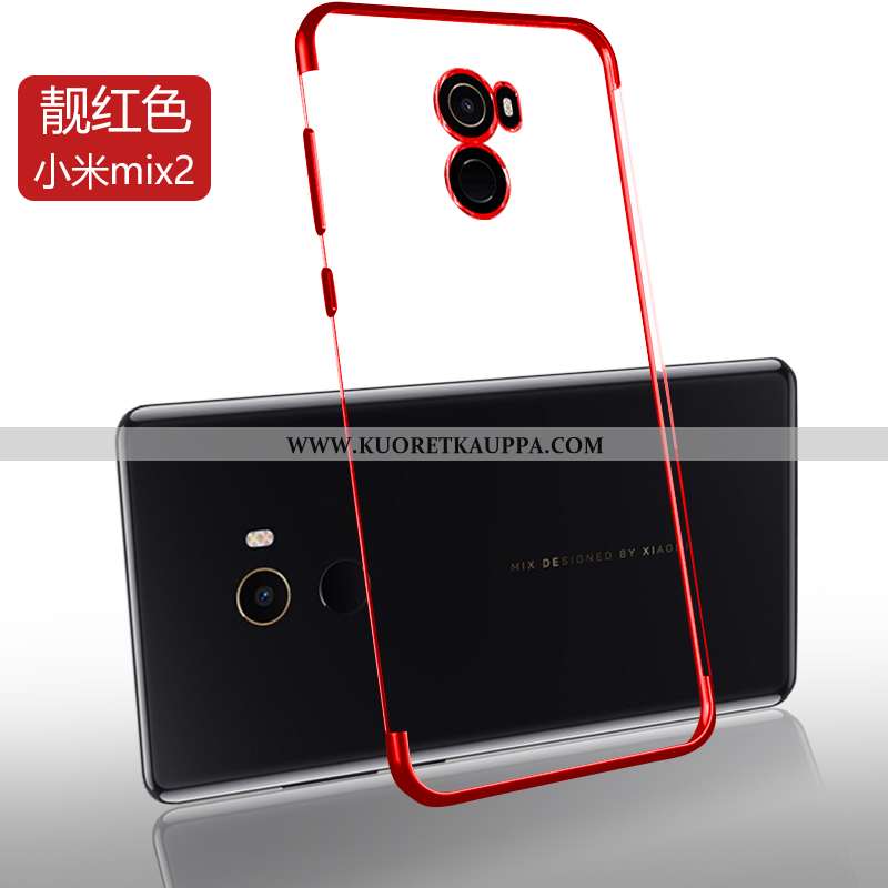 Kuori Xiaomi Mi Mix 2, Kuoret Xiaomi Mi Mix 2, Kotelo Xiaomi Mi Mix 2 Pehmeä Neste Valo Net Red Uusi