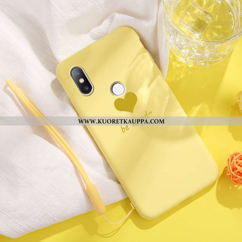 Kuori Xiaomi Mi Mix 2s, Kuoret Xiaomi Mi Mix 2s, Kotelo Xiaomi Mi Mix 2s Ultra Pehmeä Neste Keltaine