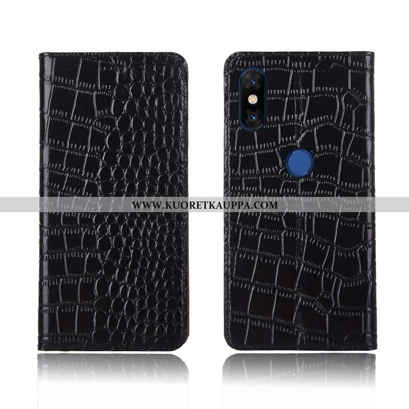 Kuori Xiaomi Mi Mix 3, Kuoret Xiaomi Mi Mix 3, Kotelo Xiaomi Mi Mix 3 Aito Nahka Pehmeä Neste Siliko