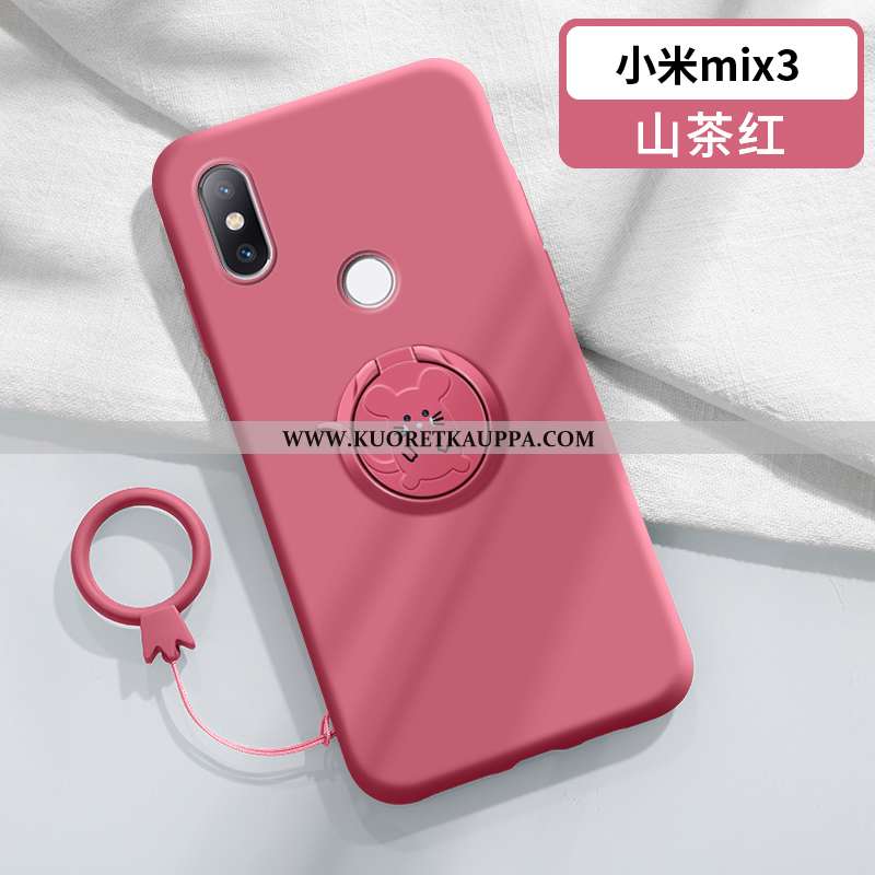 Kuori Xiaomi Mi Mix 3, Kuoret Xiaomi Mi Mix 3, Kotelo Xiaomi Mi Mix 3 Ihana Ultra Punainen Puhelimen