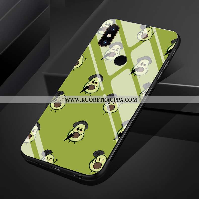 Kuori Xiaomi Mi Mix 3, Kuoret Xiaomi Mi Mix 3, Kotelo Xiaomi Mi Mix 3 Lasi Silikoni Keltainen Keltai