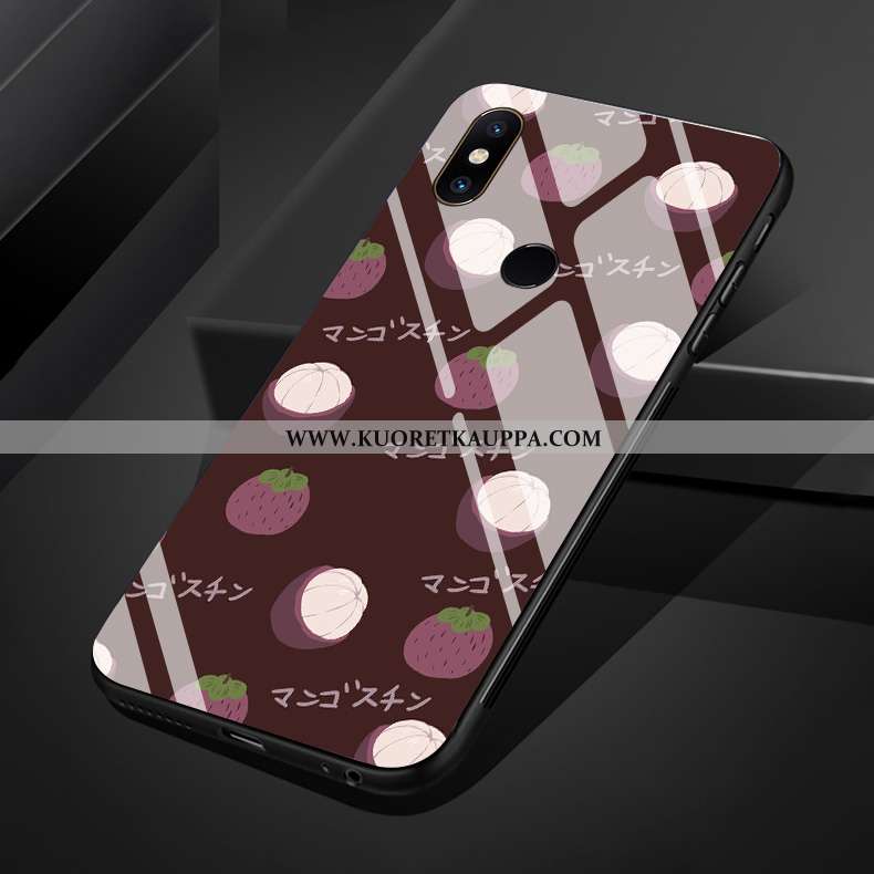 Kuori Xiaomi Mi Mix 3, Kuoret Xiaomi Mi Mix 3, Kotelo Xiaomi Mi Mix 3 Lasi Silikoni Keltainen Keltai