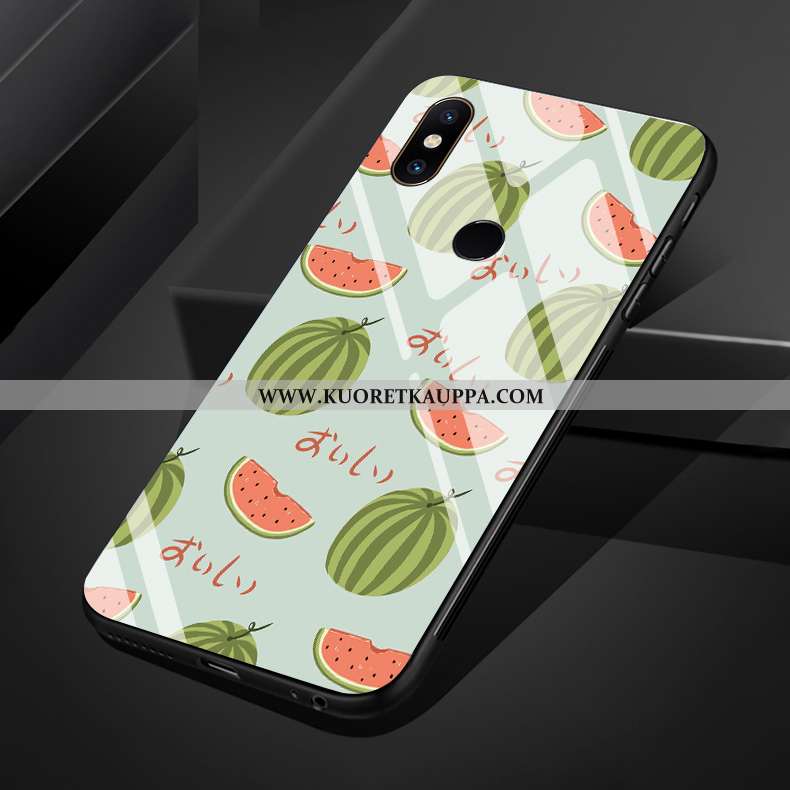 Kuori Xiaomi Mi Mix 3, Kuoret Xiaomi Mi Mix 3, Kotelo Xiaomi Mi Mix 3 Lasi Silikoni Keltainen Keltai