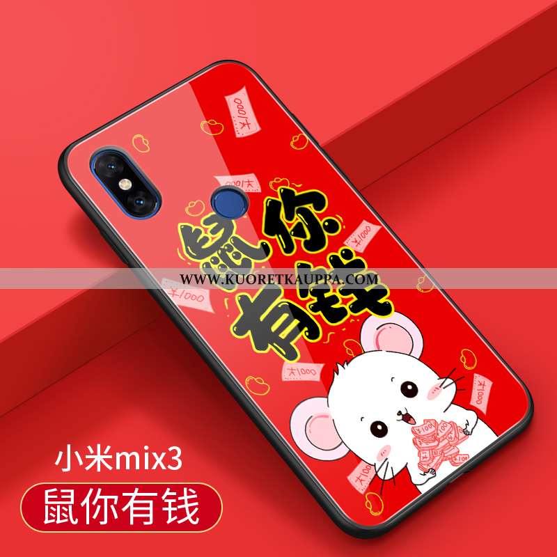 Kuori Xiaomi Mi Mix 3, Kuoret Xiaomi Mi Mix 3, Kotelo Xiaomi Mi Mix 3 Luova Sarjakuva Suojaus Rakast