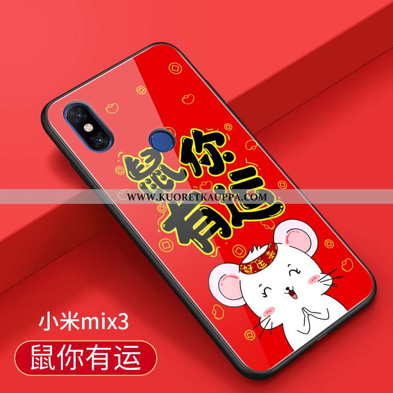 Kuori Xiaomi Mi Mix 3, Kuoret Xiaomi Mi Mix 3, Kotelo Xiaomi Mi Mix 3 Luova Sarjakuva Suojaus Rakast