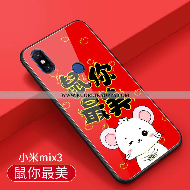 Kuori Xiaomi Mi Mix 3, Kuoret Xiaomi Mi Mix 3, Kotelo Xiaomi Mi Mix 3 Luova Sarjakuva Suojaus Rakast