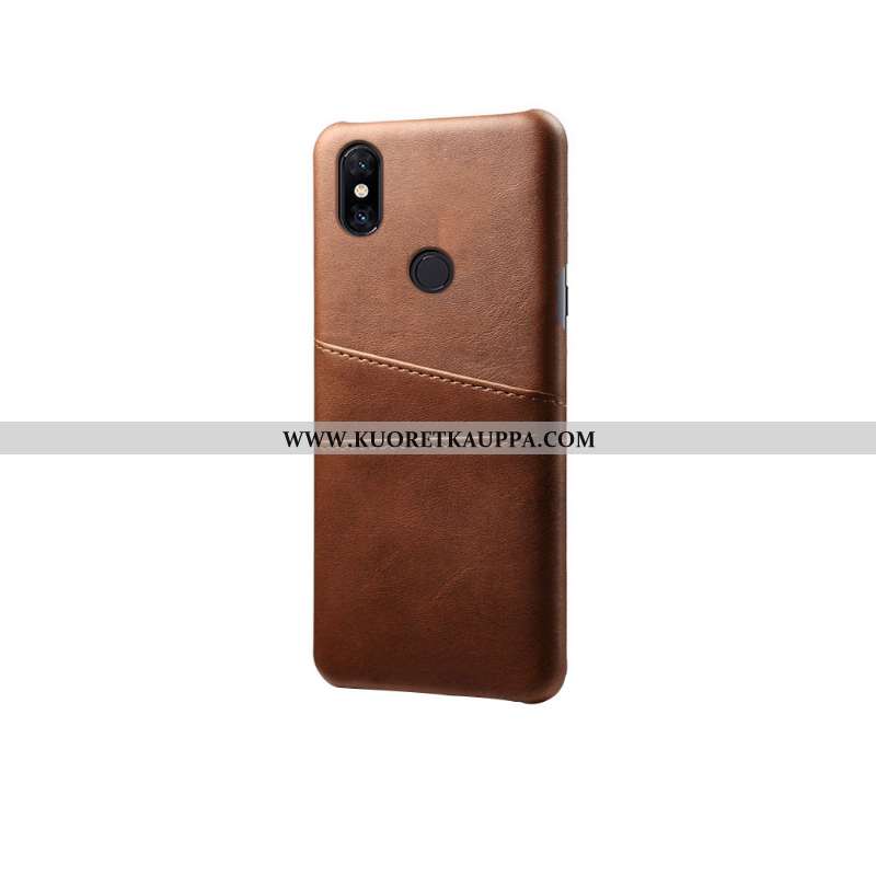Kuori Xiaomi Mi Mix 3, Kuoret Xiaomi Mi Mix 3, Kotelo Xiaomi Mi Mix 3 Nahka Suojaus Puhelimen Pieni 