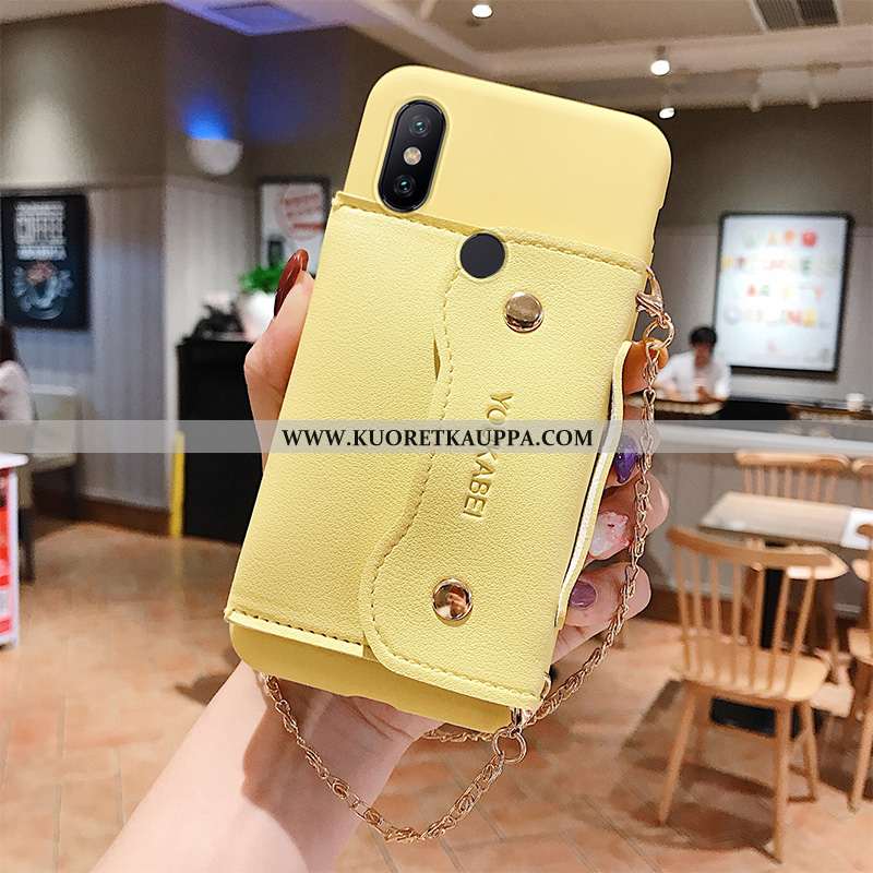 Kuori Xiaomi Mi Mix 3, Kuoret Xiaomi Mi Mix 3, Kotelo Xiaomi Mi Mix 3 Pehmeä Neste Silikoni Keltaine