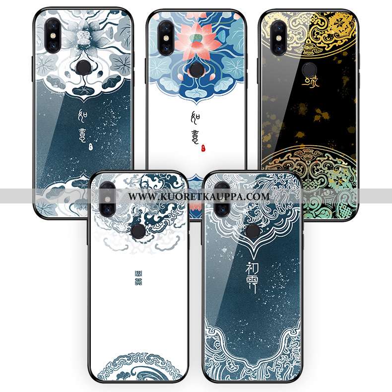 Kuori Xiaomi Mi Mix 3, Kuoret Xiaomi Mi Mix 3, Kotelo Xiaomi Mi Mix 3 Silikoni Lasi Taide Kiinalaine