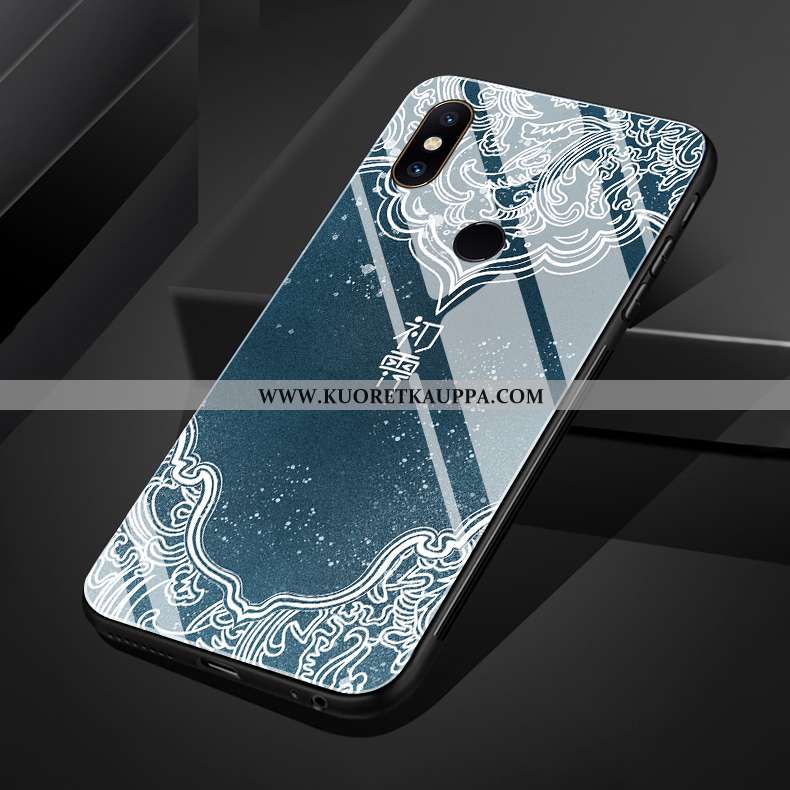 Kuori Xiaomi Mi Mix 3, Kuoret Xiaomi Mi Mix 3, Kotelo Xiaomi Mi Mix 3 Silikoni Lasi Taide Kiinalaine