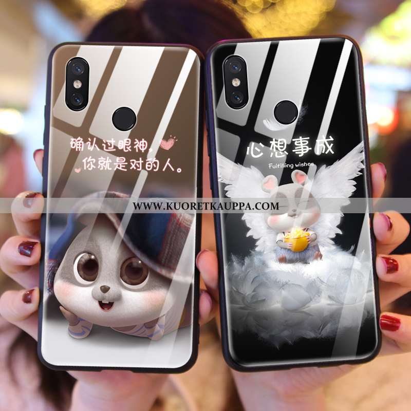 Kuori Xiaomi Mi Mix 3, Kuoret Xiaomi Mi Mix 3, Kotelo Xiaomi Mi Mix 3 Silikoni Suojaus Pieni Musta U