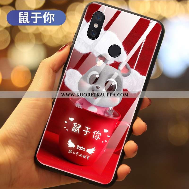 Kuori Xiaomi Mi Mix 3, Kuoret Xiaomi Mi Mix 3, Kotelo Xiaomi Mi Mix 3 Silikoni Suojaus Pieni Musta U