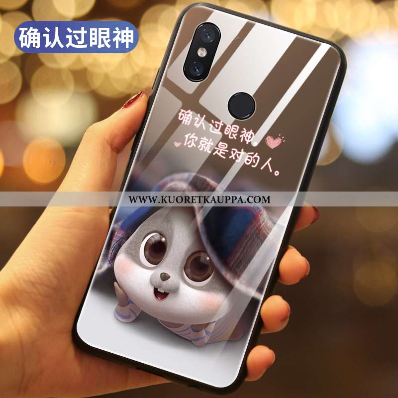 Kuori Xiaomi Mi Mix 3, Kuoret Xiaomi Mi Mix 3, Kotelo Xiaomi Mi Mix 3 Silikoni Suojaus Pieni Musta U