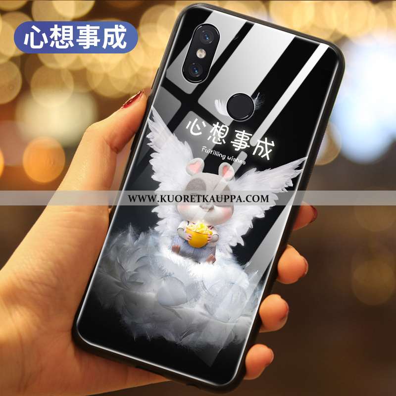 Kuori Xiaomi Mi Mix 3, Kuoret Xiaomi Mi Mix 3, Kotelo Xiaomi Mi Mix 3 Silikoni Suojaus Pieni Musta U