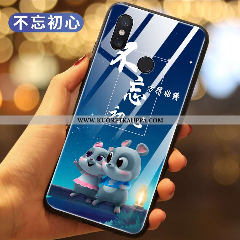 Kuori Xiaomi Mi Mix 3, Kuoret Xiaomi Mi Mix 3, Kotelo Xiaomi Mi Mix 3 Silikoni Suojaus Pieni Musta U