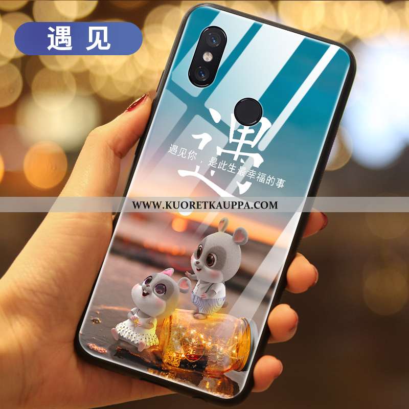 Kuori Xiaomi Mi Mix 3, Kuoret Xiaomi Mi Mix 3, Kotelo Xiaomi Mi Mix 3 Silikoni Suojaus Pieni Musta U