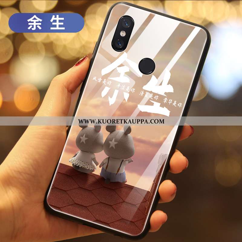 Kuori Xiaomi Mi Mix 3, Kuoret Xiaomi Mi Mix 3, Kotelo Xiaomi Mi Mix 3 Silikoni Suojaus Pieni Musta U