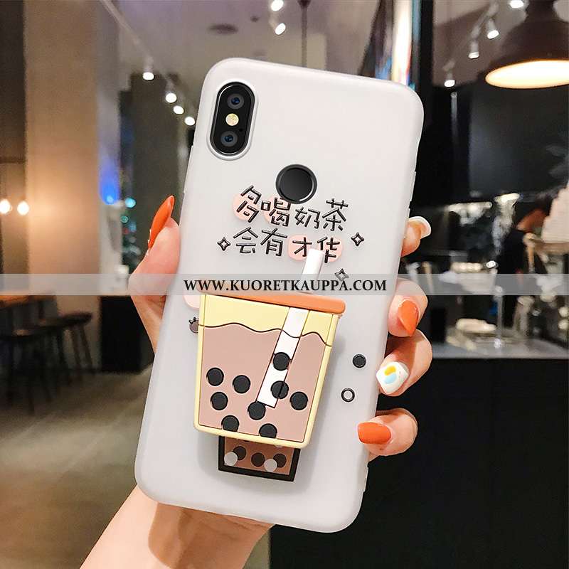 Kuori Xiaomi Mi Mix 3, Kuoret Xiaomi Mi Mix 3, Kotelo Xiaomi Mi Mix 3 Silikoni Suojaus Tuki Valkoine
