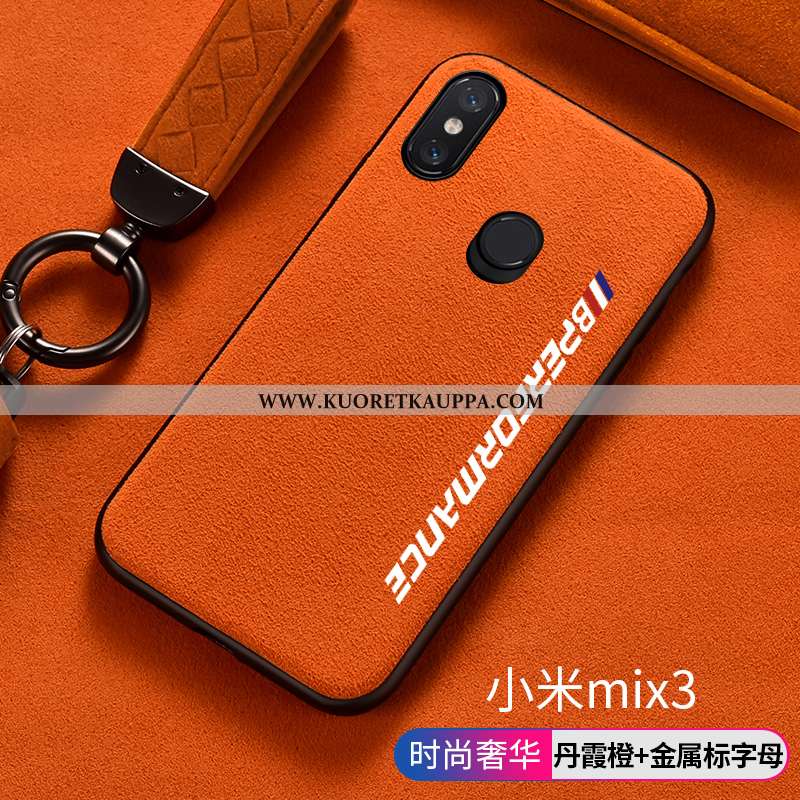 Kuori Xiaomi Mi Mix 3, Kuoret Xiaomi Mi Mix 3, Kotelo Xiaomi Mi Mix 3 Turkki Mokkanahkaa Silikoni Pi