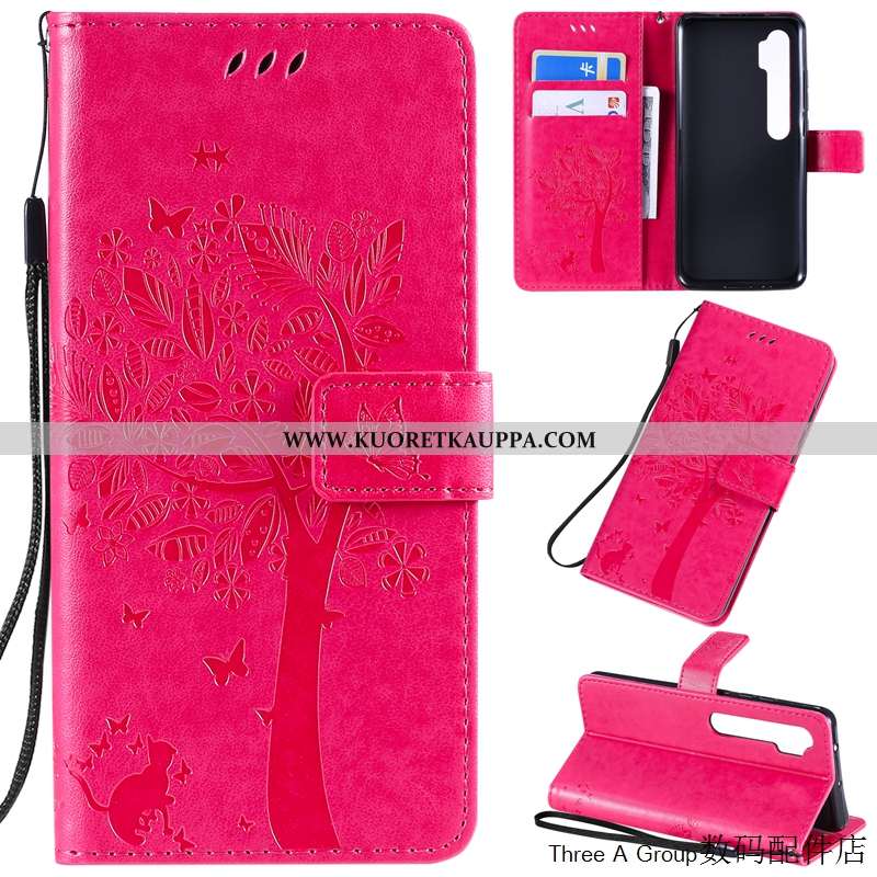 Kuori Xiaomi Mi Note 10, Kuoret Xiaomi Mi Note 10, Kotelo Xiaomi Mi Note 10 Ihana Nahkakuori Pieni M