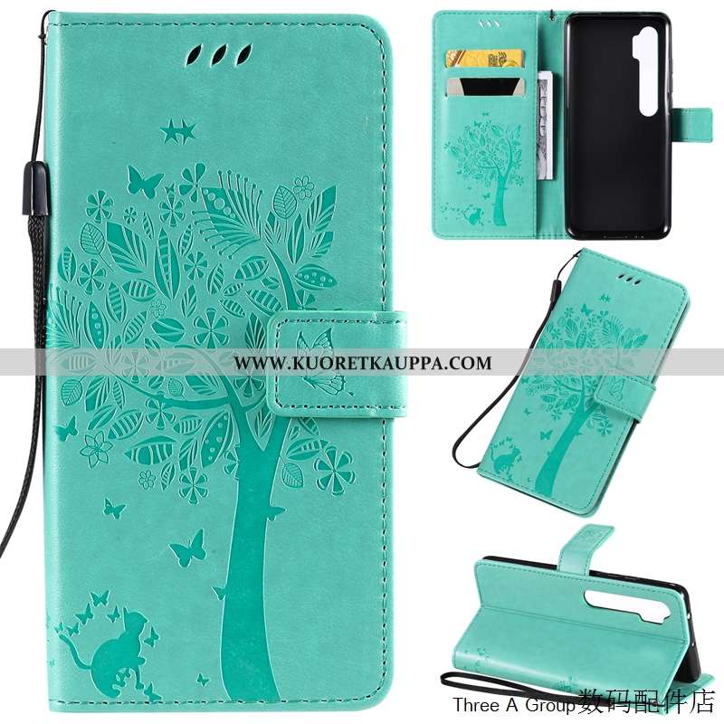 Kuori Xiaomi Mi Note 10, Kuoret Xiaomi Mi Note 10, Kotelo Xiaomi Mi Note 10 Ihana Nahkakuori Pieni M