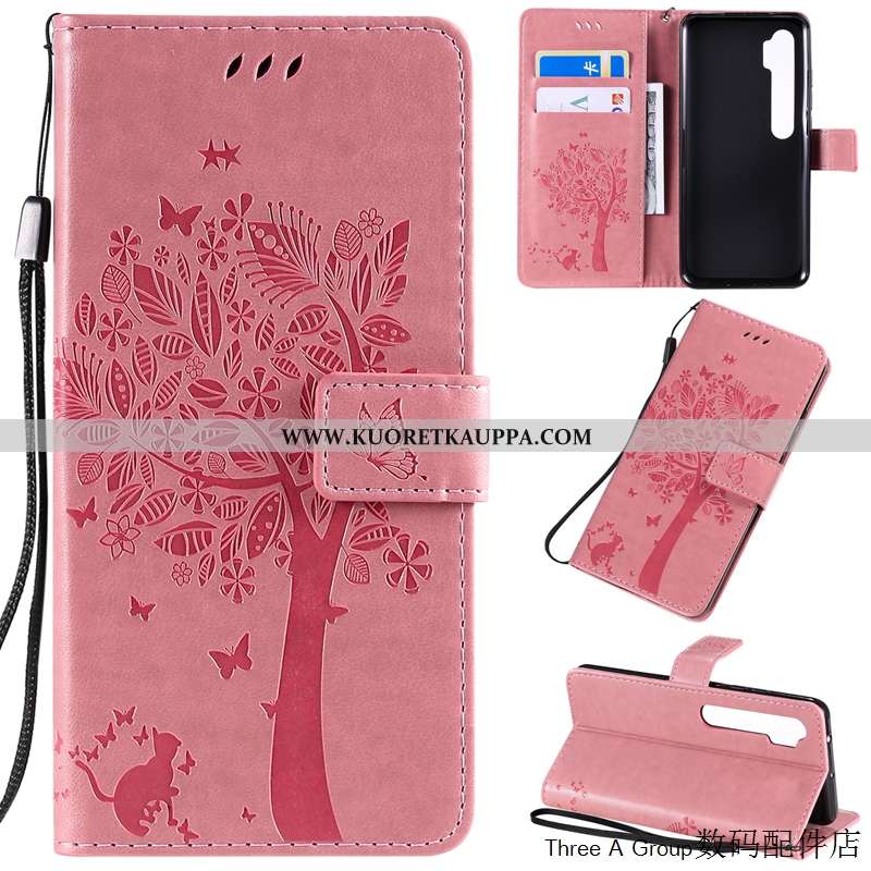 Kuori Xiaomi Mi Note 10, Kuoret Xiaomi Mi Note 10, Kotelo Xiaomi Mi Note 10 Ihana Nahkakuori Pieni M