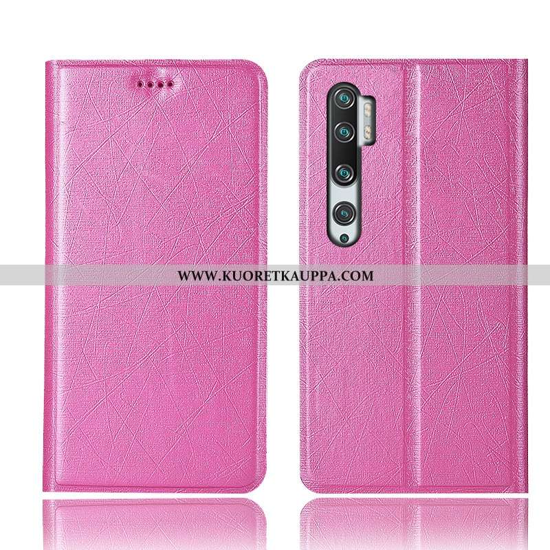 Kuori Xiaomi Mi Note 10, Kuoret Xiaomi Mi Note 10, Kotelo Xiaomi Mi Note 10 Suojaus Nahkakuori Kukka