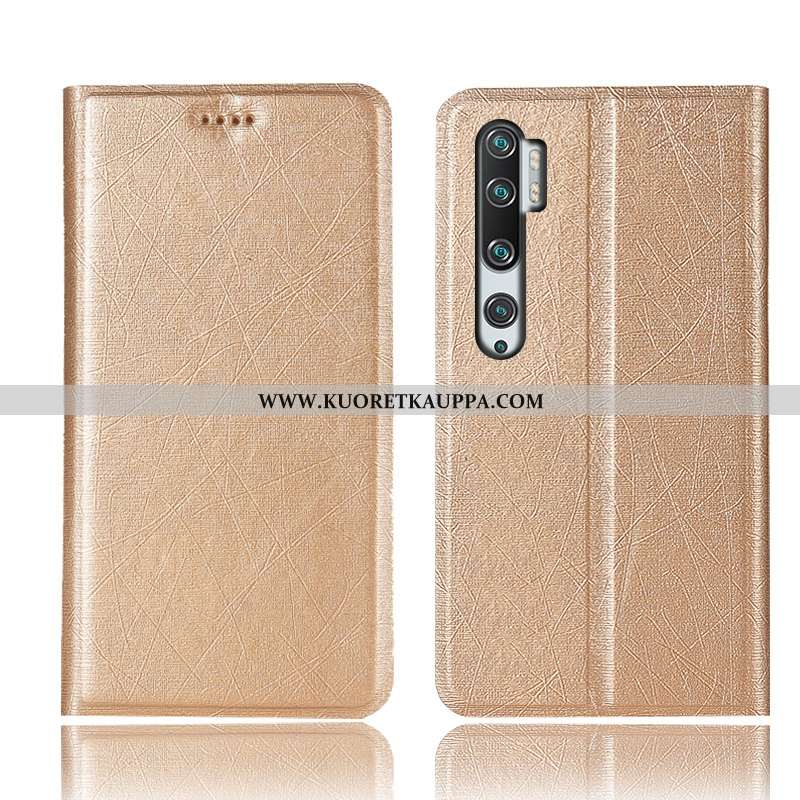 Kuori Xiaomi Mi Note 10, Kuoret Xiaomi Mi Note 10, Kotelo Xiaomi Mi Note 10 Suojaus Nahkakuori Kukka