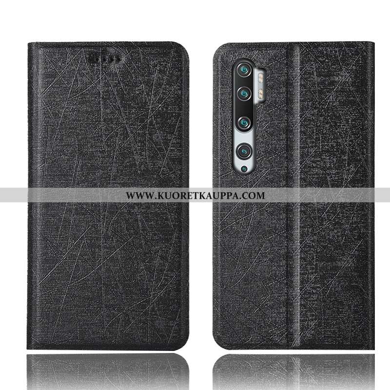 Kuori Xiaomi Mi Note 10, Kuoret Xiaomi Mi Note 10, Kotelo Xiaomi Mi Note 10 Suojaus Nahkakuori Kukka