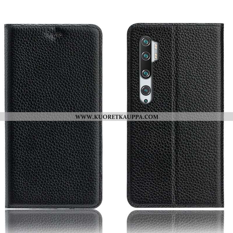 Kuori Xiaomi Mi Note 10, Kuoret Xiaomi Mi Note 10, Kotelo Xiaomi Mi Note 10 Suojaus Nahkakuori Litsi
