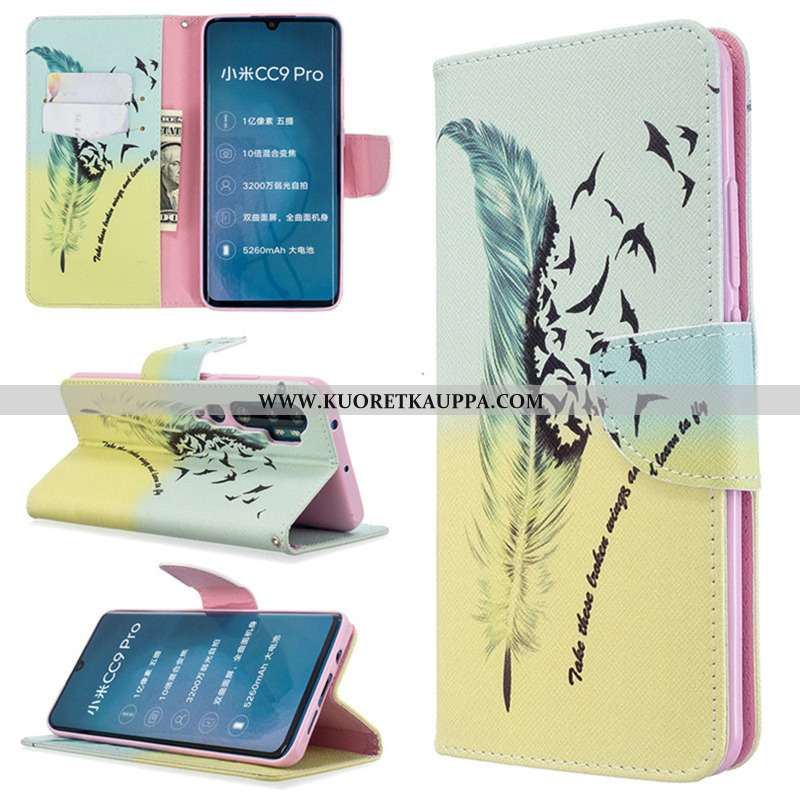 Kuori Xiaomi Mi Note 10, Kuoret Xiaomi Mi Note 10, Kotelo Xiaomi Mi Note 10 Suojaus Nahkakuori Puhel