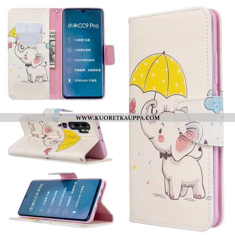 Kuori Xiaomi Mi Note 10, Kuoret Xiaomi Mi Note 10, Kotelo Xiaomi Mi Note 10 Suojaus Nahkakuori Puhel