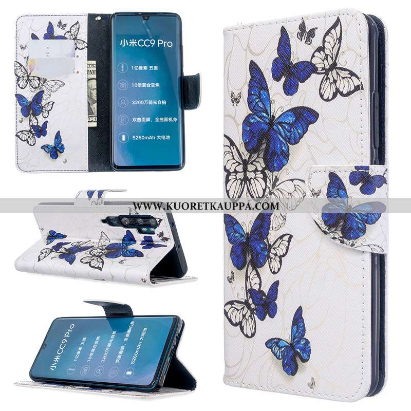 Kuori Xiaomi Mi Note 10, Kuoret Xiaomi Mi Note 10, Kotelo Xiaomi Mi Note 10 Suojaus Nahkakuori Puhel