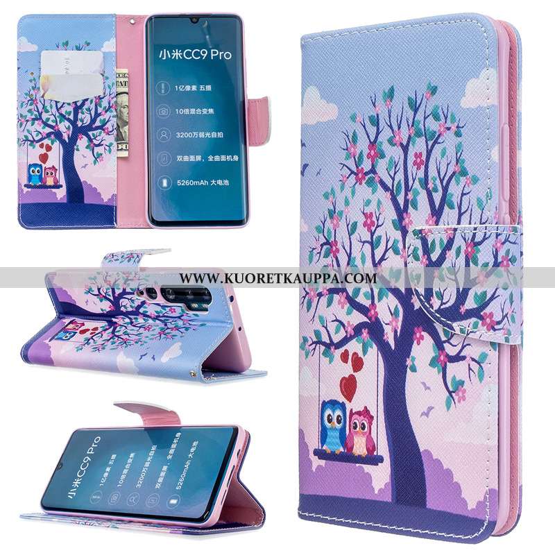 Kuori Xiaomi Mi Note 10, Kuoret Xiaomi Mi Note 10, Kotelo Xiaomi Mi Note 10 Suojaus Nahkakuori Puhel