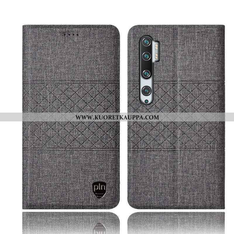 Kuori Xiaomi Mi Note 10, Kuoret Xiaomi Mi Note 10, Kotelo Xiaomi Mi Note 10 Suojaus Pellava All Incl