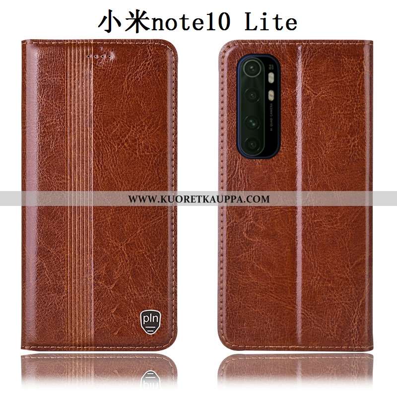 Kuori Xiaomi Mi Note 10 Lite, Kuoret Xiaomi Mi Note 10 Lite, Kotelo Xiaomi Mi Note 10 Lite Aito Nahk