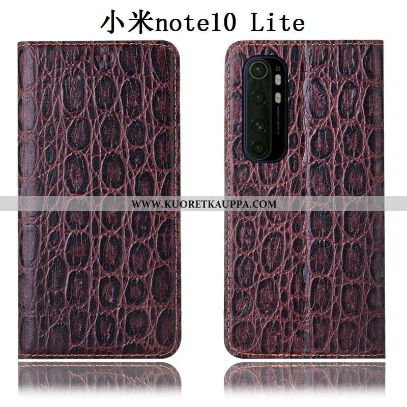 Kuori Xiaomi Mi Note 10 Lite, Kuoret Xiaomi Mi Note 10 Lite, Kotelo Xiaomi Mi Note 10 Lite Aito Nahk