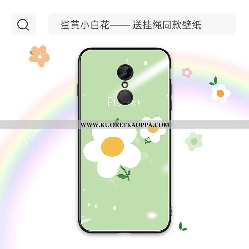 Kuori Xiaomi Redmi 5, Kuoret Xiaomi Redmi 5, Kotelo Xiaomi Redmi 5 Lasi Ihana Vihreä Kova Net Red