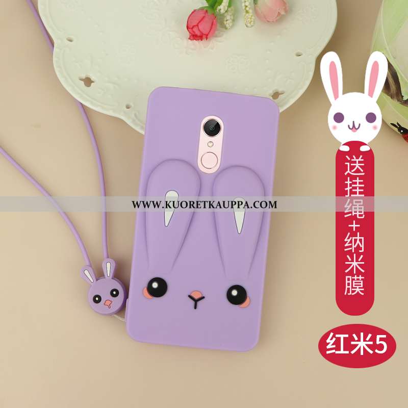 Kuori Xiaomi Redmi 5, Kuoret Xiaomi Redmi 5, Kotelo Xiaomi Redmi 5 Pehmeä Neste Silikoni Net Red Puh