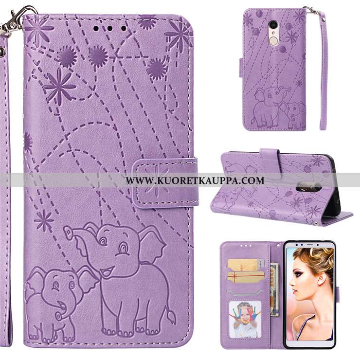 Kuori Xiaomi Redmi 5, Kuoret Xiaomi Redmi 5, Kotelo Xiaomi Redmi 5 Suojaus Nahkakuori Murtumaton Sil