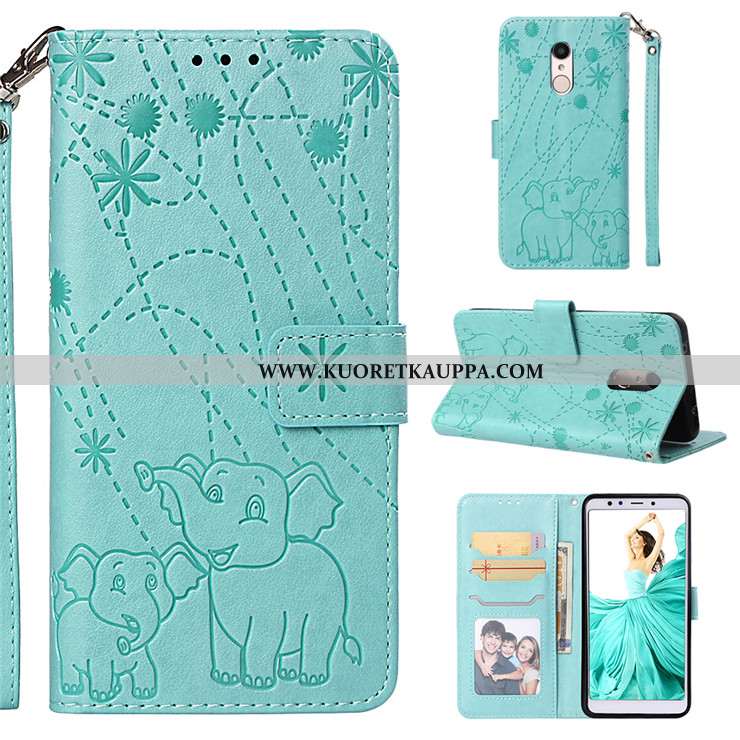 Kuori Xiaomi Redmi 5, Kuoret Xiaomi Redmi 5, Kotelo Xiaomi Redmi 5 Suojaus Nahkakuori Murtumaton Sil