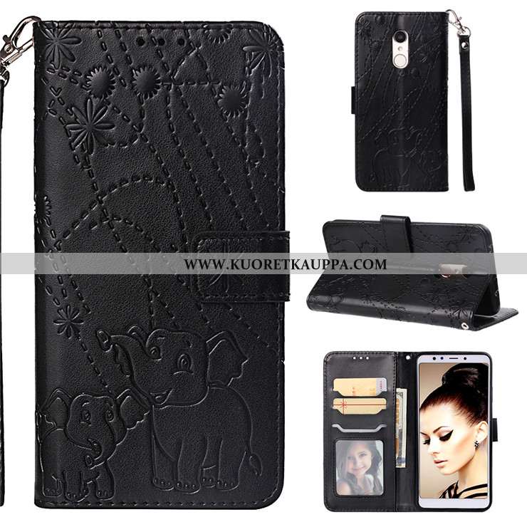 Kuori Xiaomi Redmi 5, Kuoret Xiaomi Redmi 5, Kotelo Xiaomi Redmi 5 Suojaus Nahkakuori Murtumaton Sil