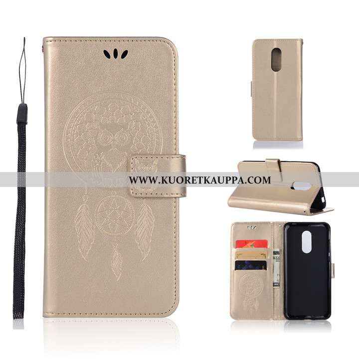 Kuori Xiaomi Redmi 5, Kuoret Xiaomi Redmi 5, Kotelo Xiaomi Redmi 5 Suojaus Nahkakuori Punainen Puhel