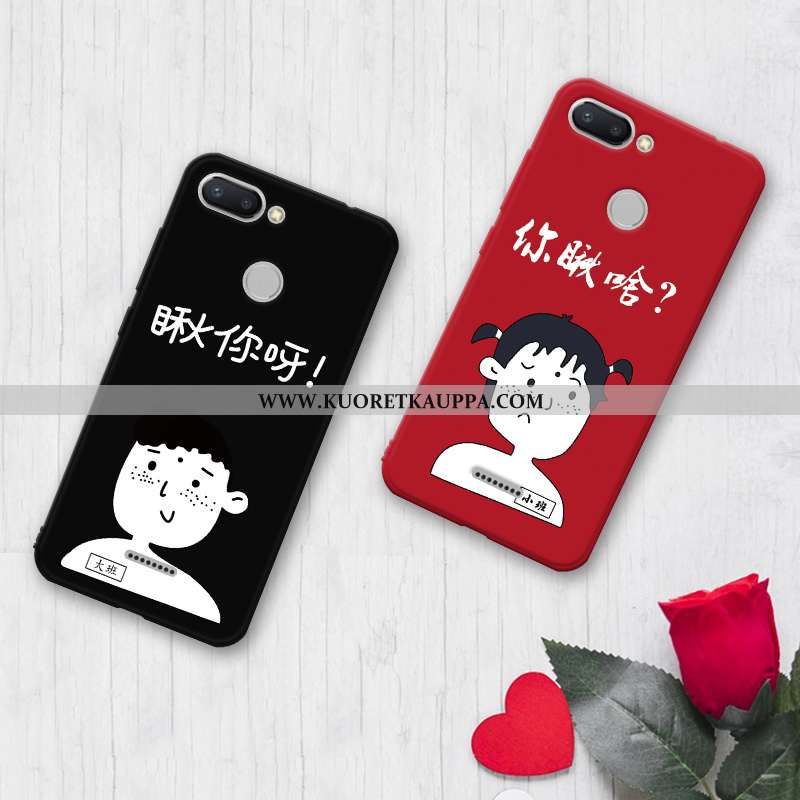 Kuori Xiaomi Redmi 6, Kuoret Xiaomi Redmi 6, Kotelo Xiaomi Redmi 6 Luova Pehmeä Neste Pesty Suede Pe