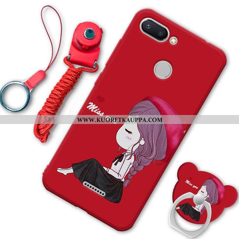 Kuori Xiaomi Redmi 6, Kuoret Xiaomi Redmi 6, Kotelo Xiaomi Redmi 6 Luova Pehmeä Neste Pesty Suede Pe