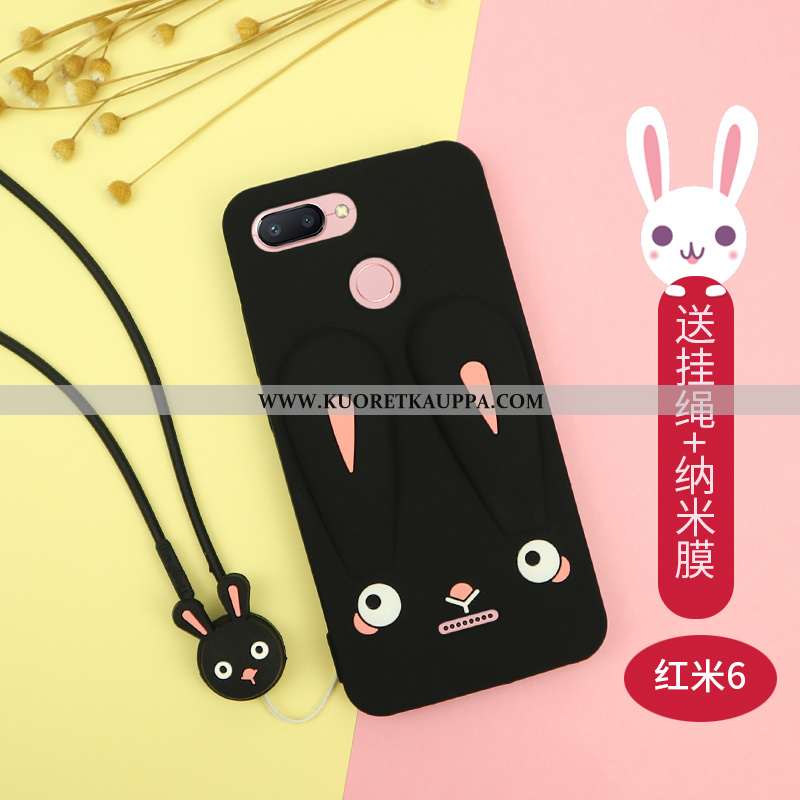 Kuori Xiaomi Redmi 6, Kuoret Xiaomi Redmi 6, Kotelo Xiaomi Redmi 6 Luova Sarjakuva Net Red Murtumato