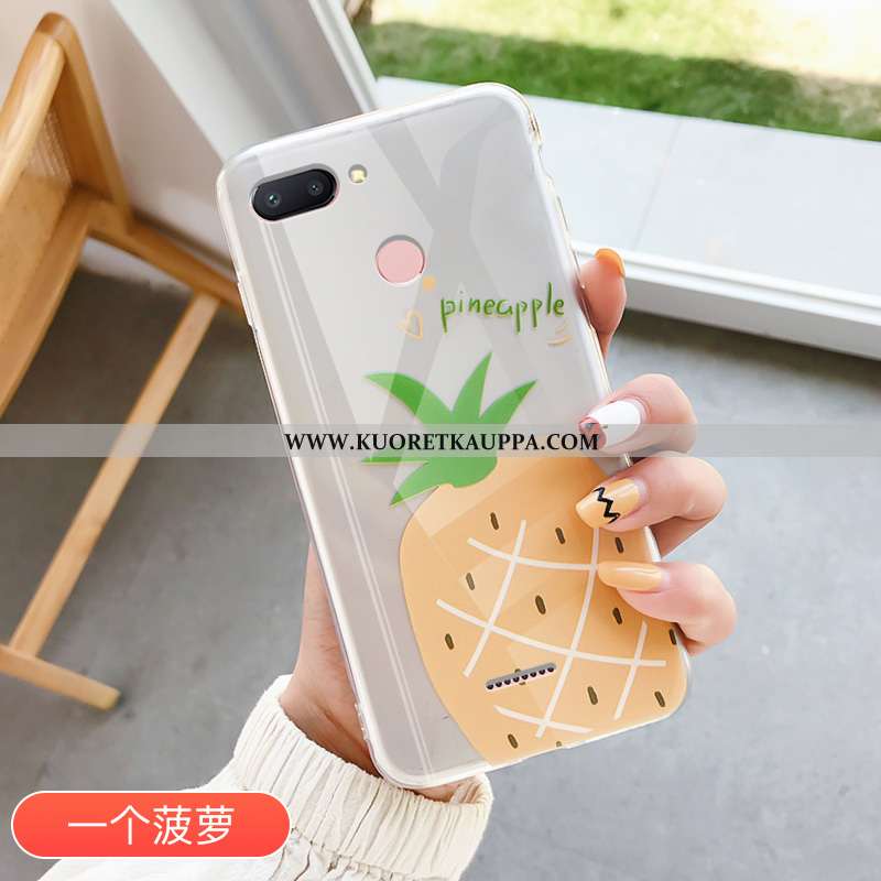 Kuori Xiaomi Redmi 6, Kuoret Xiaomi Redmi 6, Kotelo Xiaomi Redmi 6 Läpinäkyvä Suuntaus Mansikka Puhe