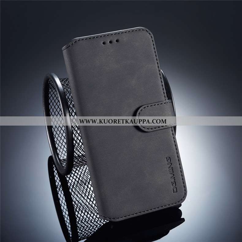 Kuori Xiaomi Redmi 6, Kuoret Xiaomi Redmi 6, Kotelo Xiaomi Redmi 6 Pesty Suede Nahkakuori Säppi Kort